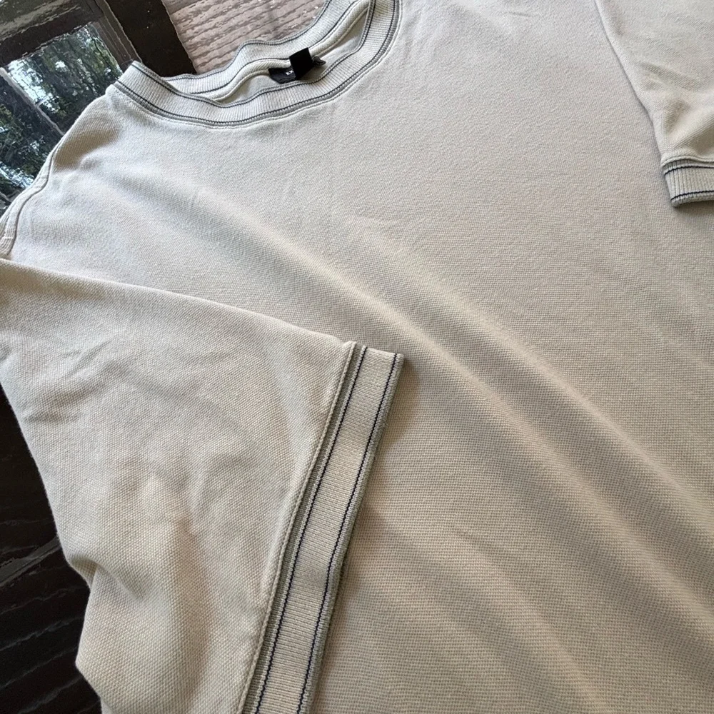 Express Beige Relaxed Fit Top for Men - Picture 7 of 10
